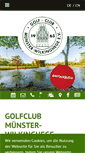Mobile Screenshot of golfclub-wilkinghege.de